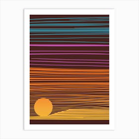 Sunset 1 Art Print