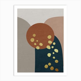 Abstract Boho Print Art Print