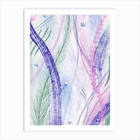Fairytale Floral Line Art Print