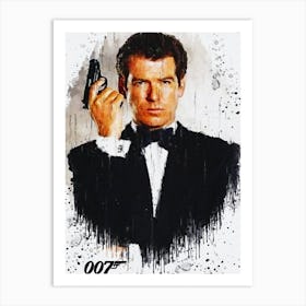 Pierce Brosnan Is James Bond Art Print