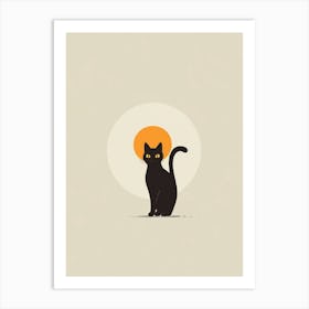 Black Cat 5 Art Print