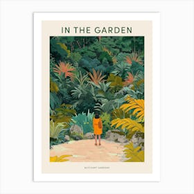 In The Garden Poster Butchart Gardens 1 Art Print