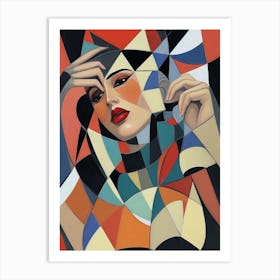 Abstract Woman 3 Art Print