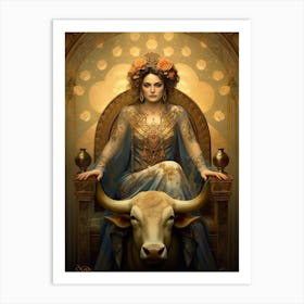 Queen Of Beasts Art Print