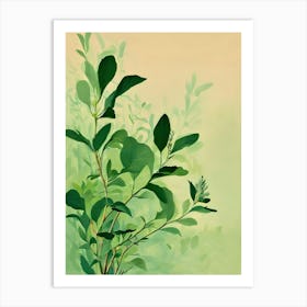 Green Plant Art Print