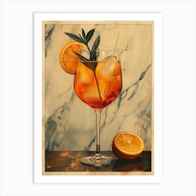 Aperol Spritz Art Print 375 Art Print