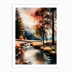 Landscape Painting 237 Art Print