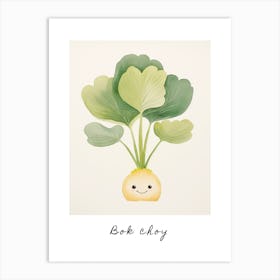 Friendly Kids Bok Choy 1 Poster Art Print