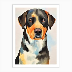Labrador 3 Watercolour Dog Art Print