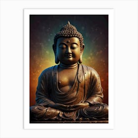 Buddha Statue Art Print