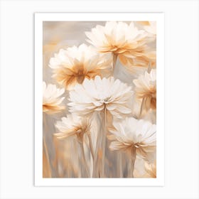 Boho Dried Flowers Calendula 3 Art Print