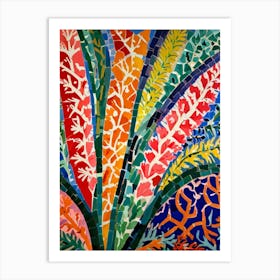 Coral Reef Mosaic Art Print