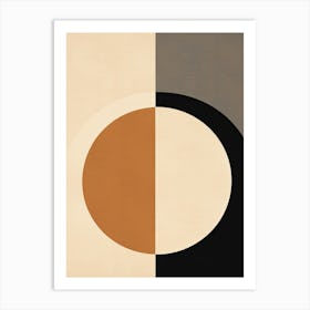 Beige Bauhaus Sankt Augustin Symmetry Art Print