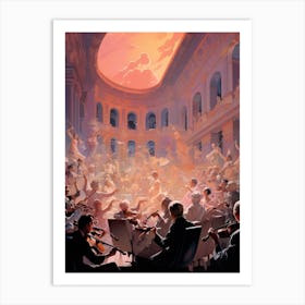 Dreamy Concert Scene 3 Art Print