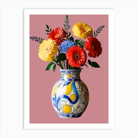 Flowers In A Vase 21 Art Print