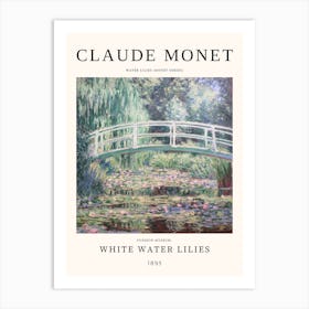 White Water Lilies - Claude Monet Art Print