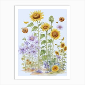 Sunflowers 1 Art Print