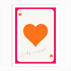 Lucky Girl Art Print