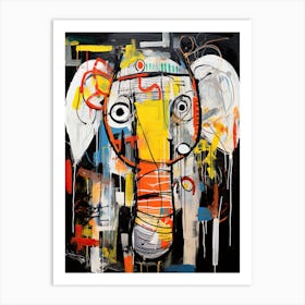 Graffiti Giants: Elephant Chronicles Art Print