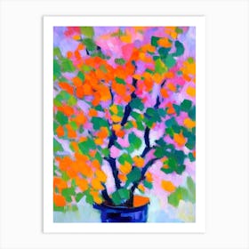Abstract Bonsai Matisse Inspired Flower Art Print