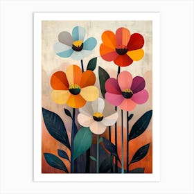 Flowers In Bloom 4 Art Print