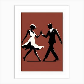 Tango Dancers Art Print