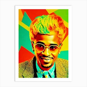 Big Sean Colourful Pop Art Art Print