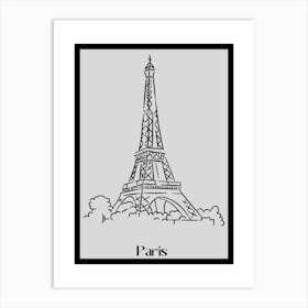 Paris Eiffel Tower 6 Art Print