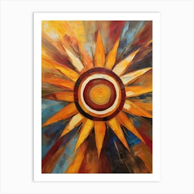 Bohemian Sunburst،
A vibrant representation of the autumn sun.5 Art Print