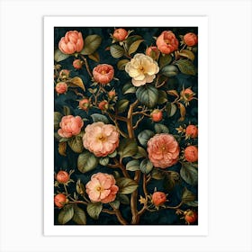 Camellia Tree Art Print