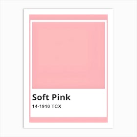 Soft Pink Art Print