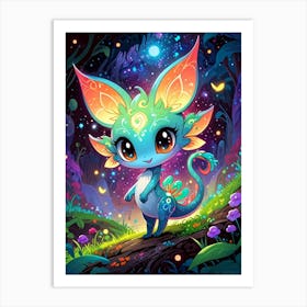 Cute Dragon Art Print