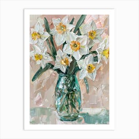 A World Of Flowers Daffodil 4 Painting Art Print