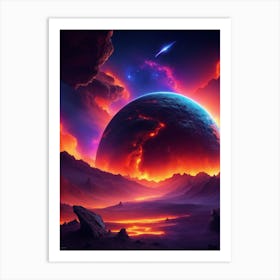 Lava Platonic Art Print