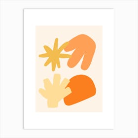 Orange And Yellow Art Print