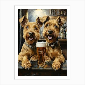 Sophisticated Terriers 5 Art Print