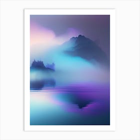 Fog, Waterscape Holographic 2 Art Print