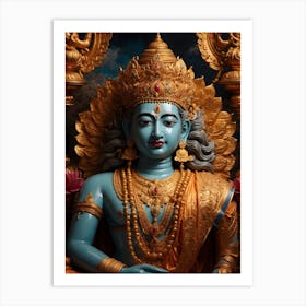 Lord Shiva 8 Art Print