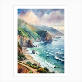 Big Sur Coast Art Print