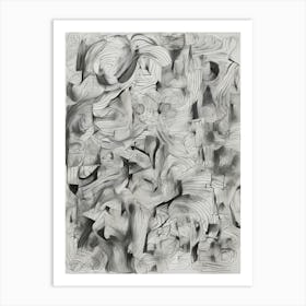 Abstract Drawing 14 Art Print