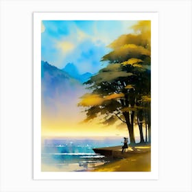 By The Lake Art Print