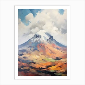 Mount Ararat Turkey 4 Mountain Painting Art Print