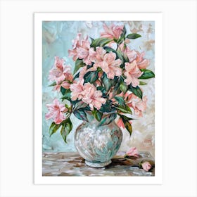 A World Of Flowers Azalea 2 Painting Art Print