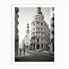 Valencia, Spain, Photography In Black And White 1 Art Print