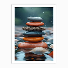 Zen Stones 7 Art Print