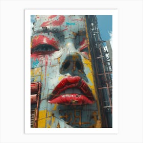 Face Of The City Art Print