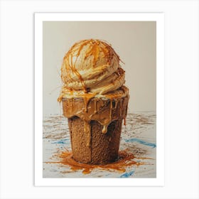 Ice Cream Sundae 26 Art Print