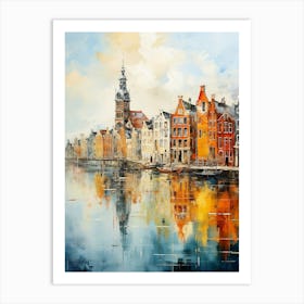 A View of Amsterdam's Lake Art Print