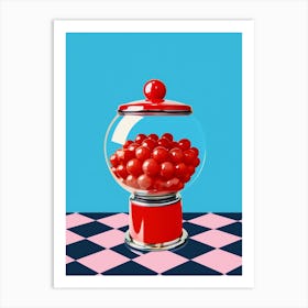 Gumball Checkerboard 2 Art Print