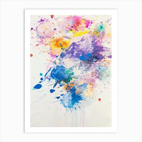 Splatters 9 Art Print